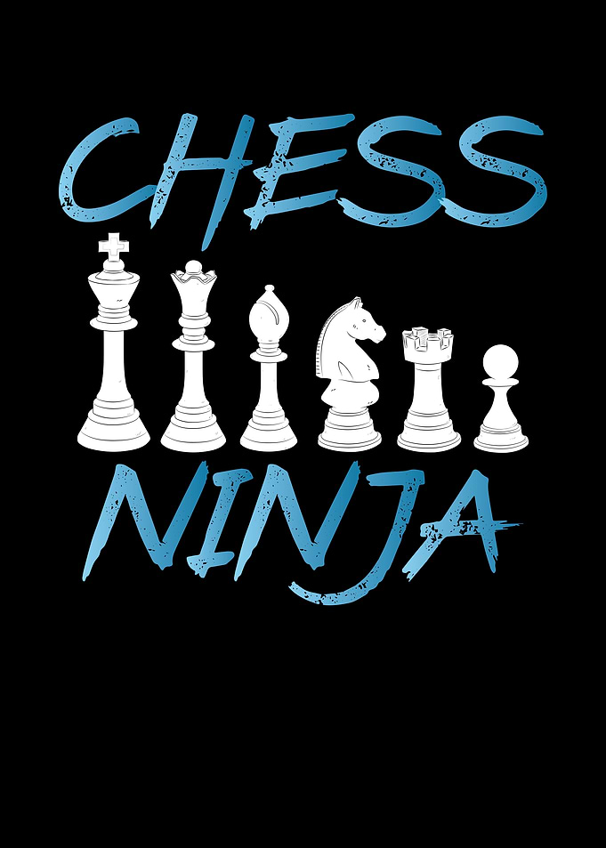 Chess figures ninja