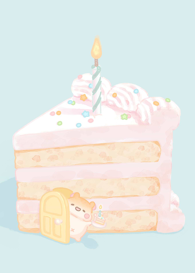 Muffinmaru Birthday Cake