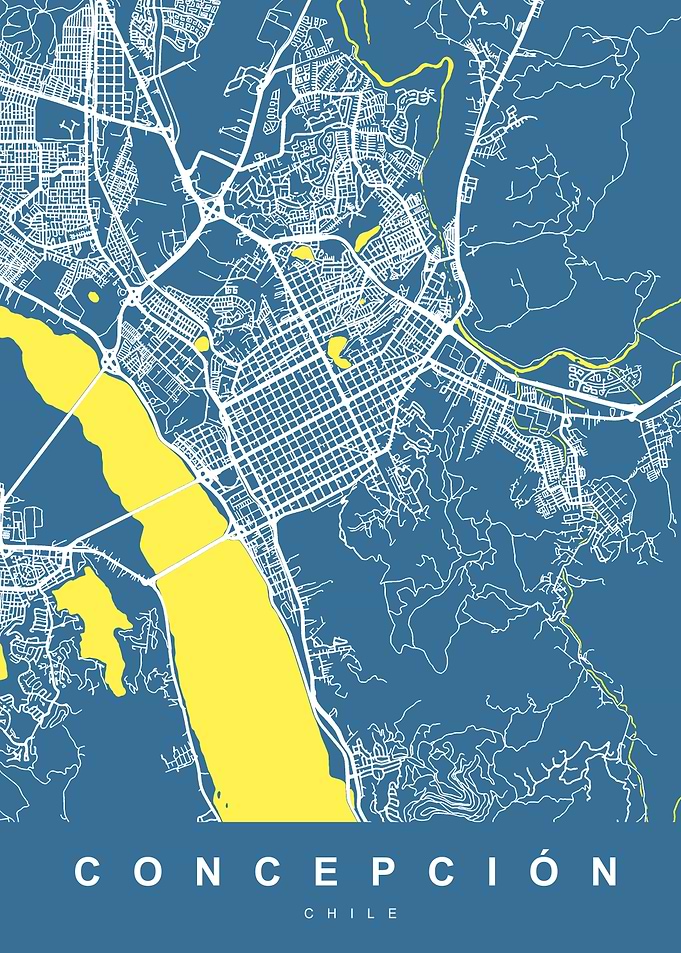 CONCEPCION Map CHILE