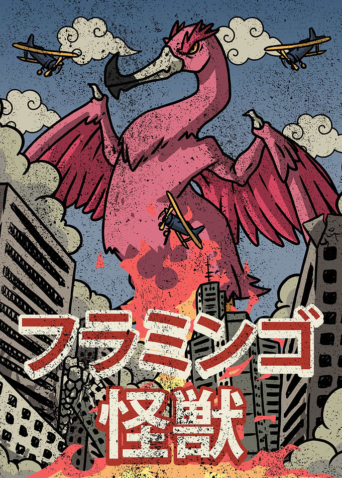 Kaiju Flamingo Kaijin