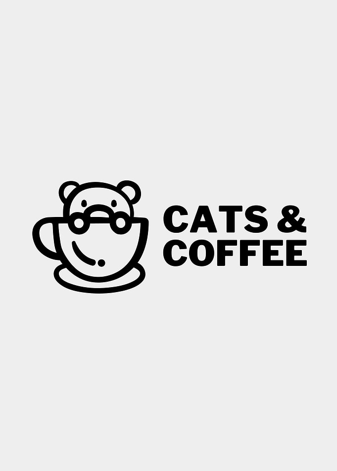 Cats And Coffee Simple