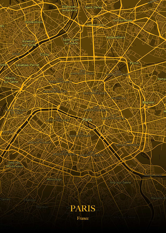 Paris Gold Maps