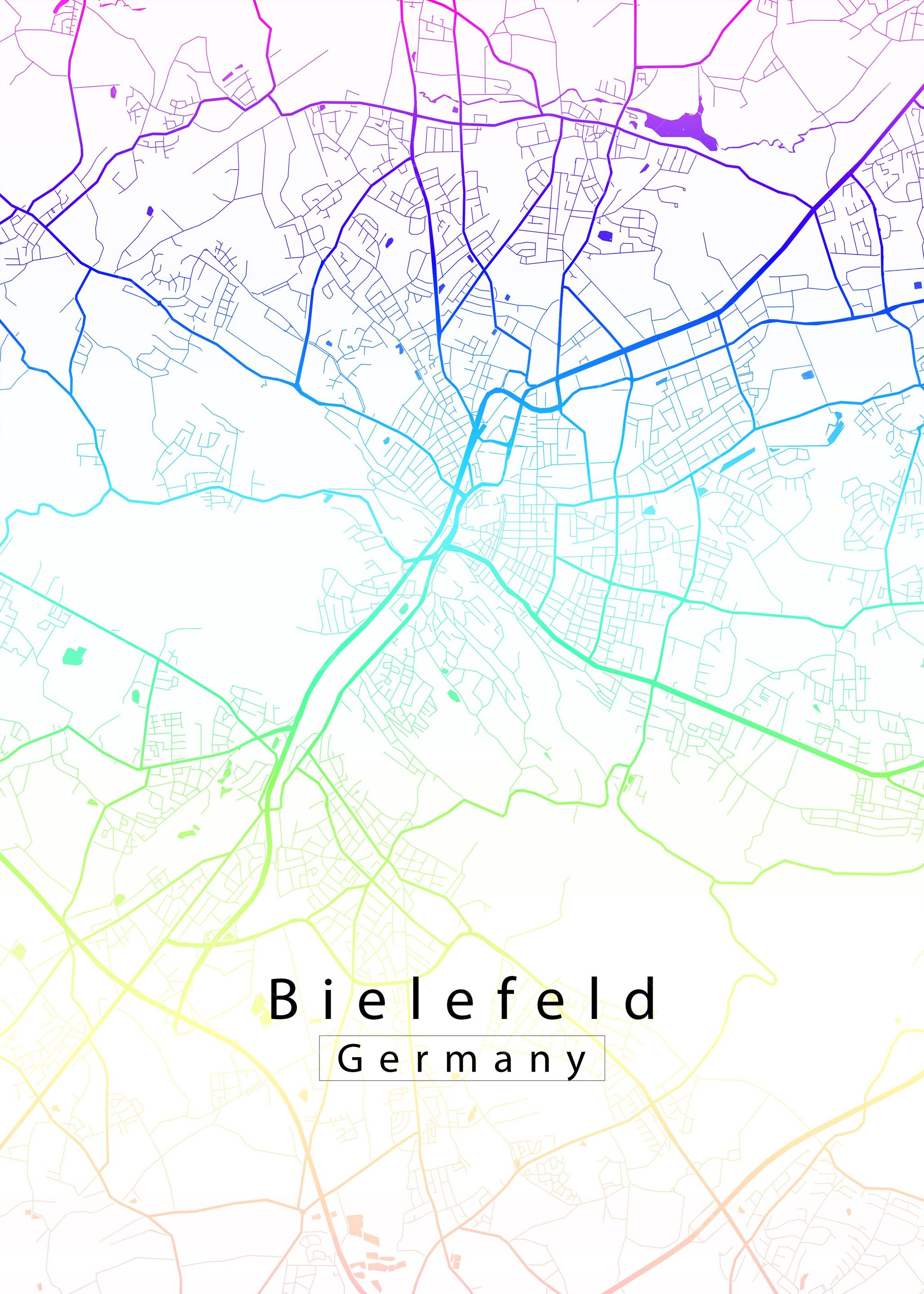 Bielefeld City Map