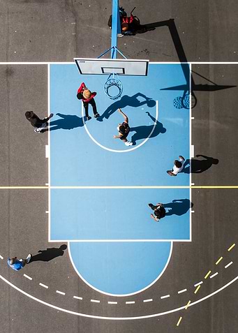 Basketball from the sky