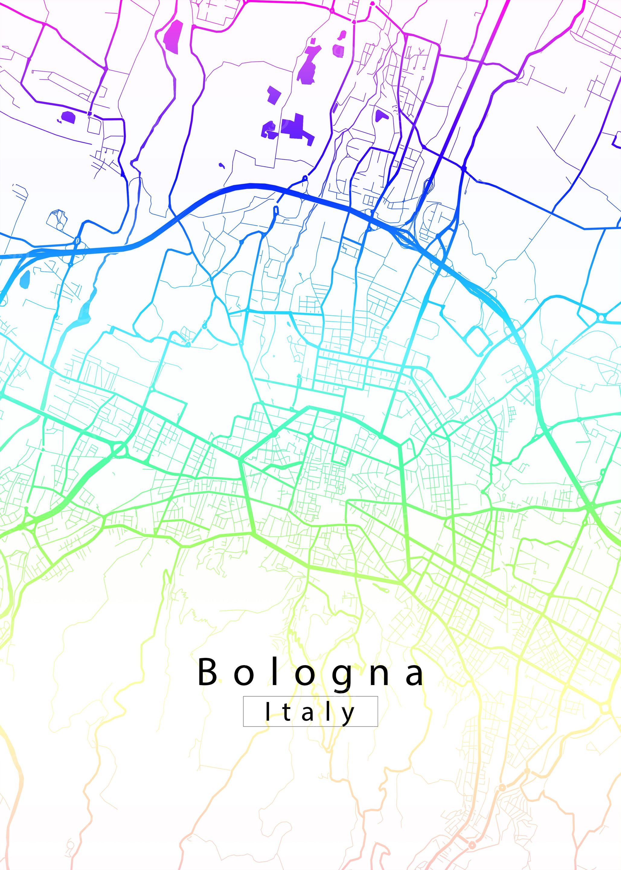 Bologna City Map