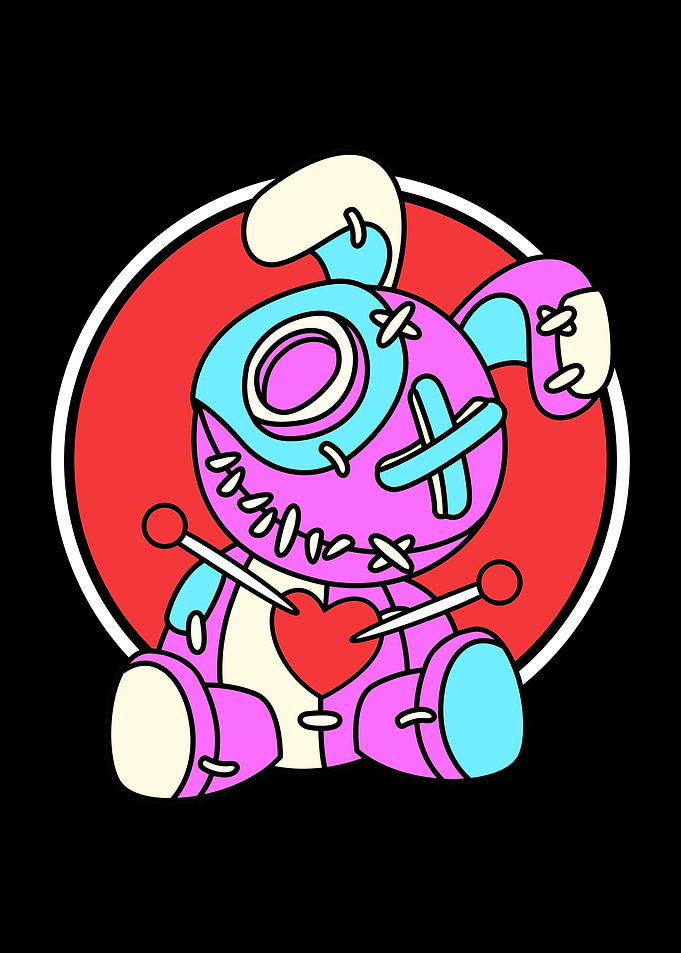 Pastel Voodoo Doll