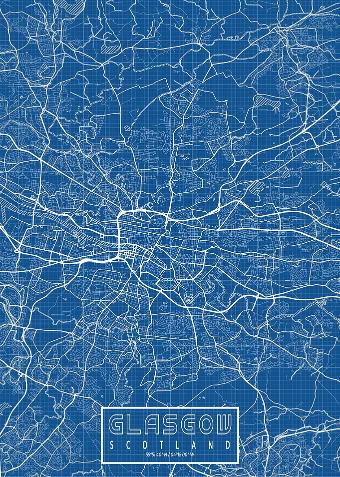 Glasgow Map Blueprint