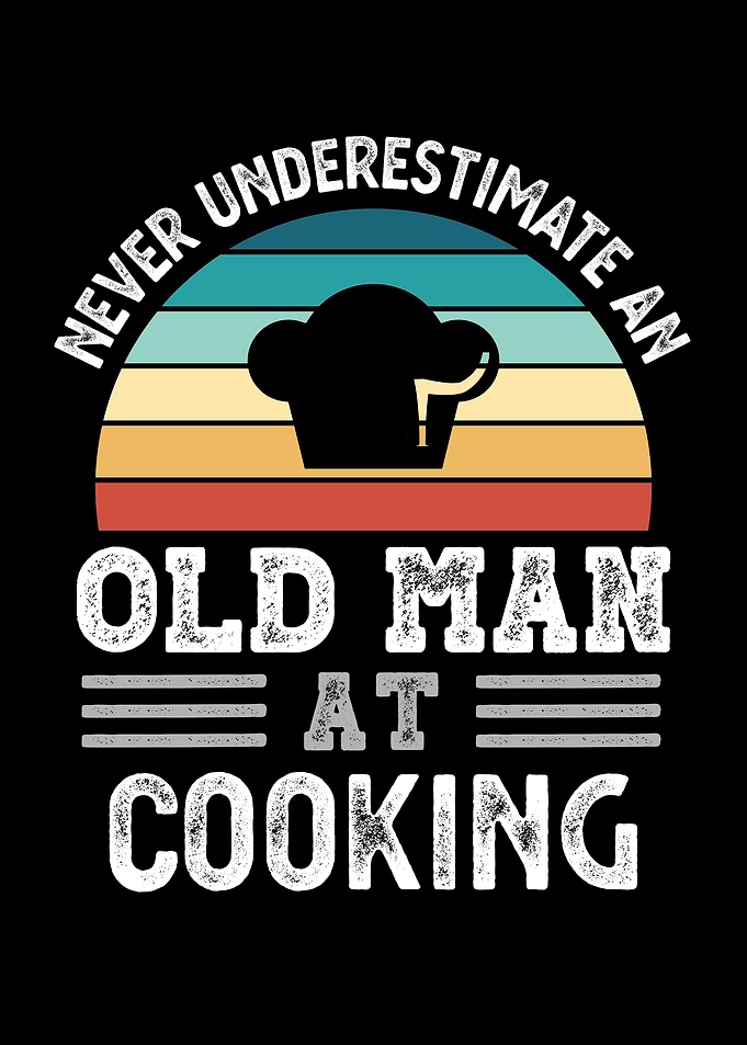 Old Man at Cooking Fathers
