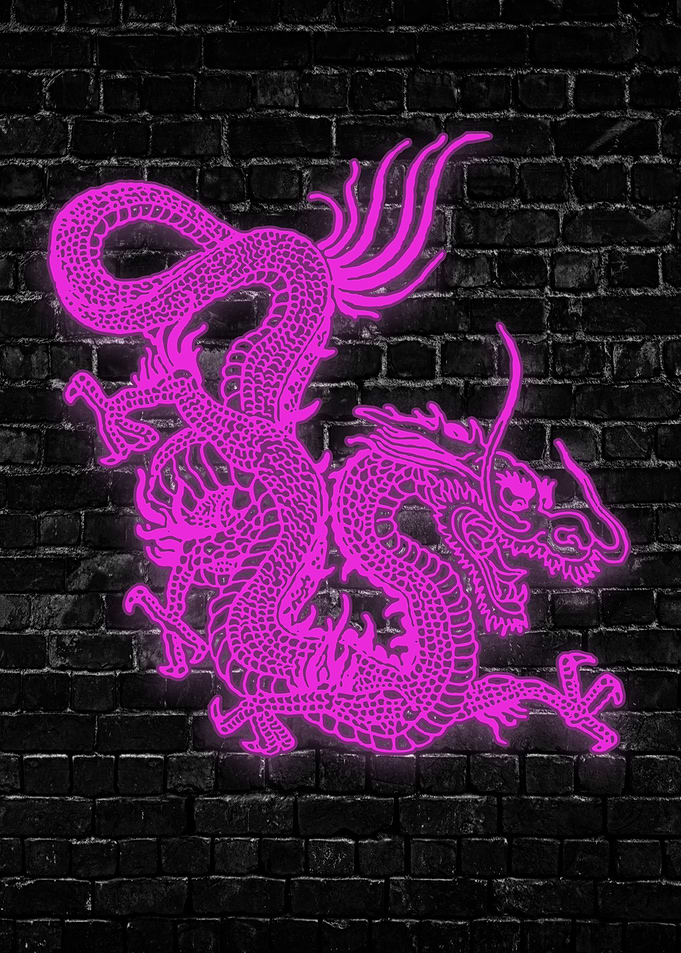 Neon Sign Dragon