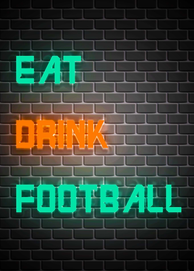 Football Quotes Neon