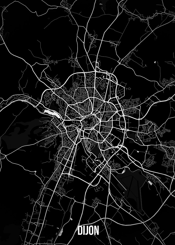 Dijon dark map