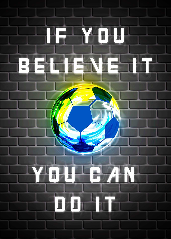 Football Quotes Neon