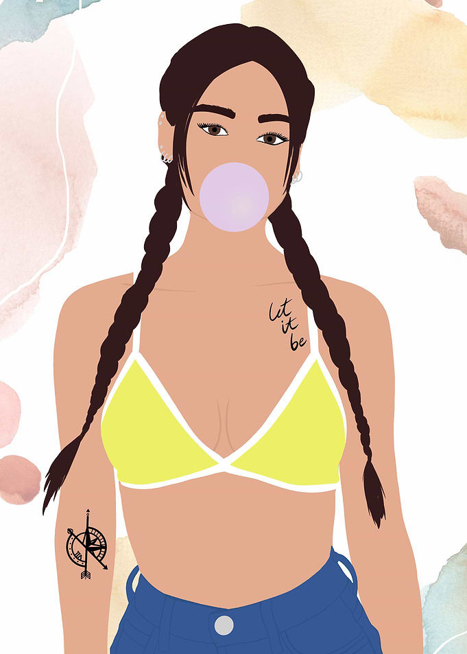 Fashion woman portrait