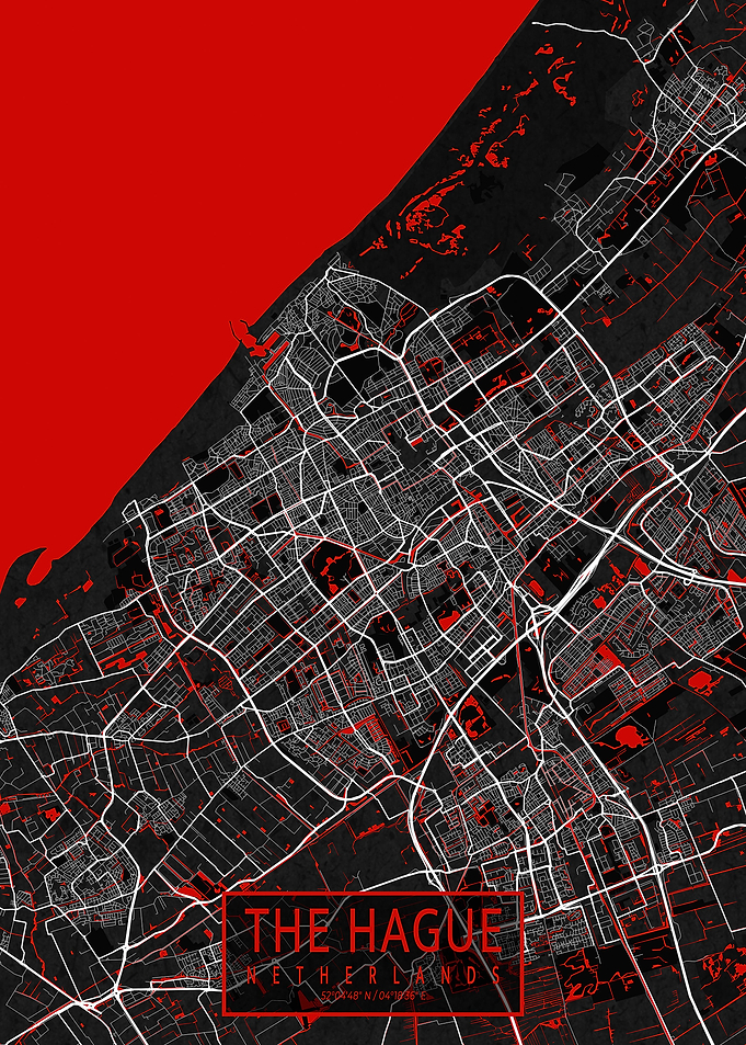 The Hague Map Oriental