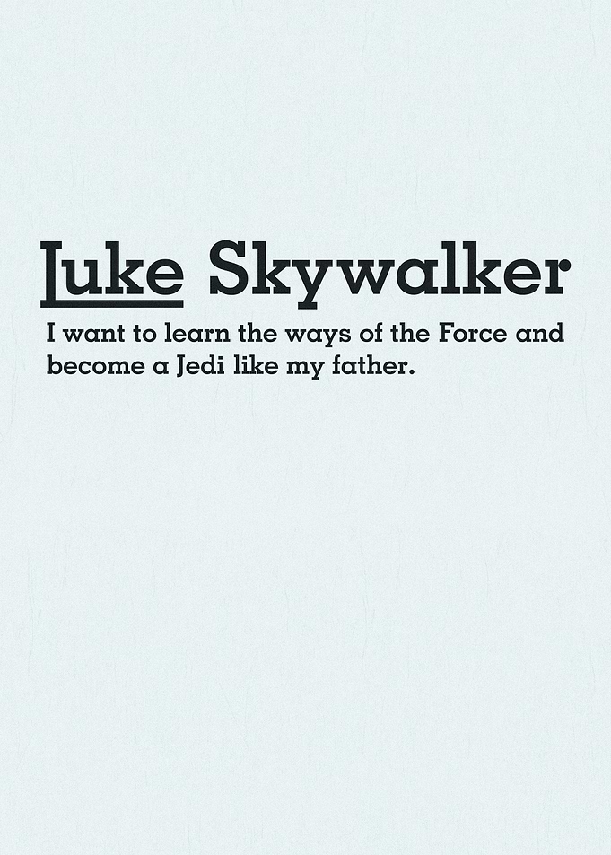 I want to learn