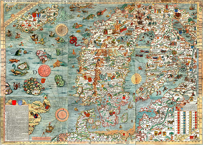 map of Scandinavia