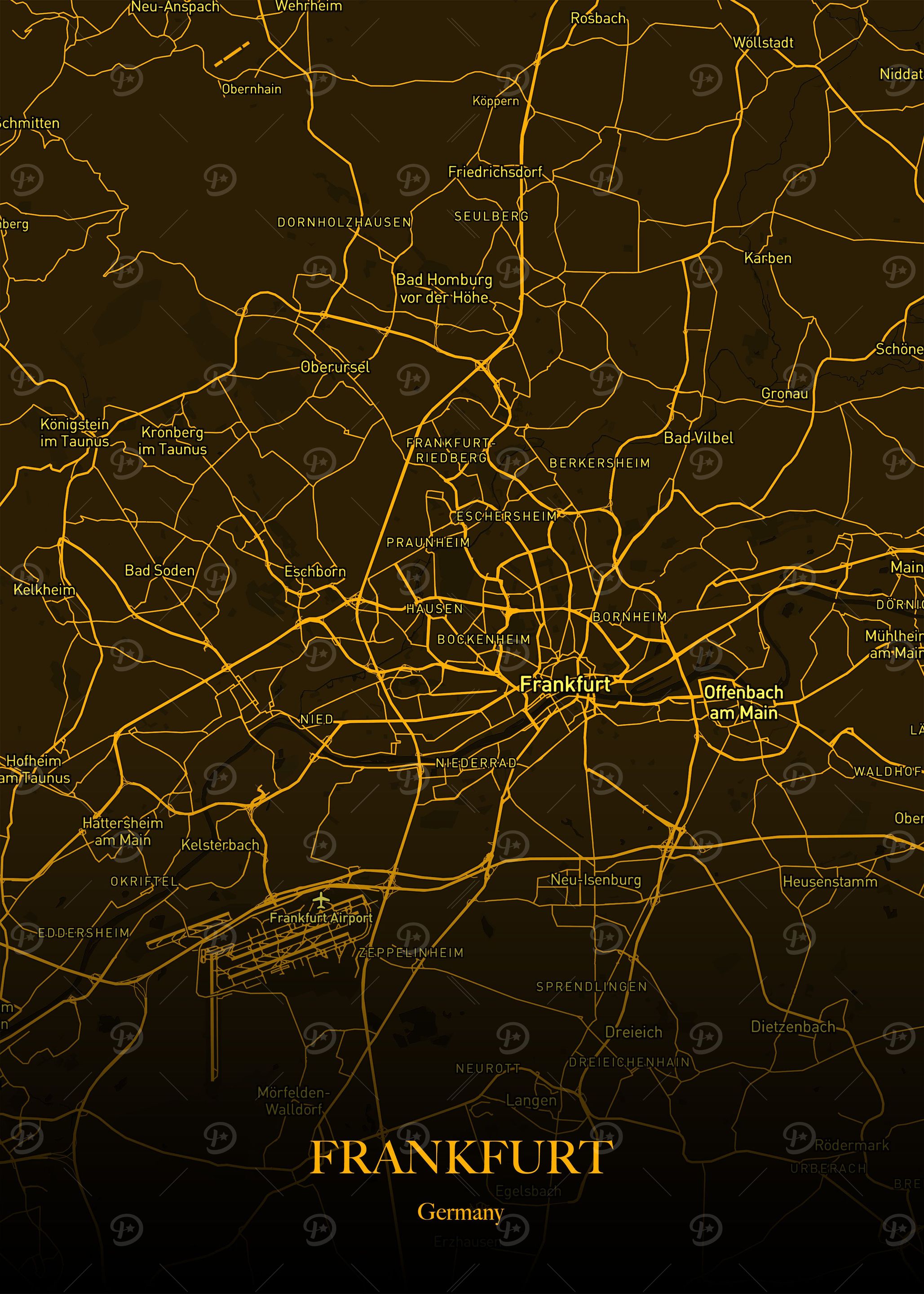 Frankfurt Gold Maps