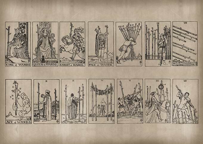 Minor Arcana Wand Tarot
