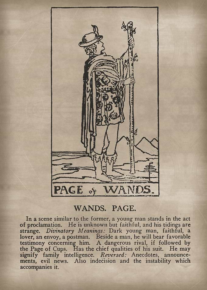 Page of Wands Tarot Card