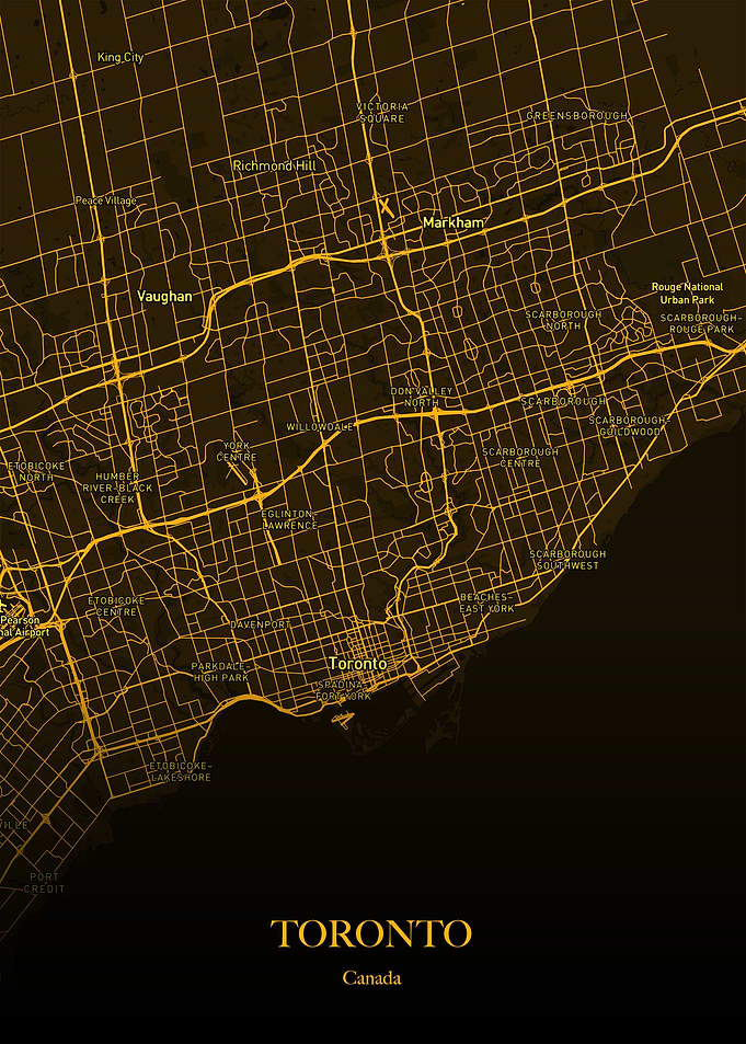 Toronto Gold Maps