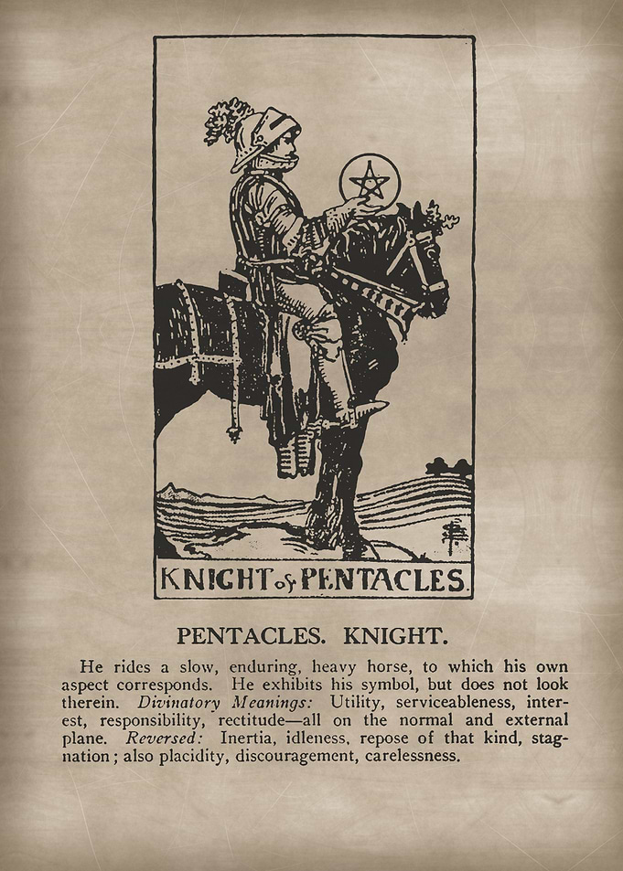 Knight of Pentacles Tarot