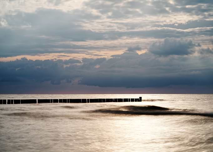 Evening at the coast