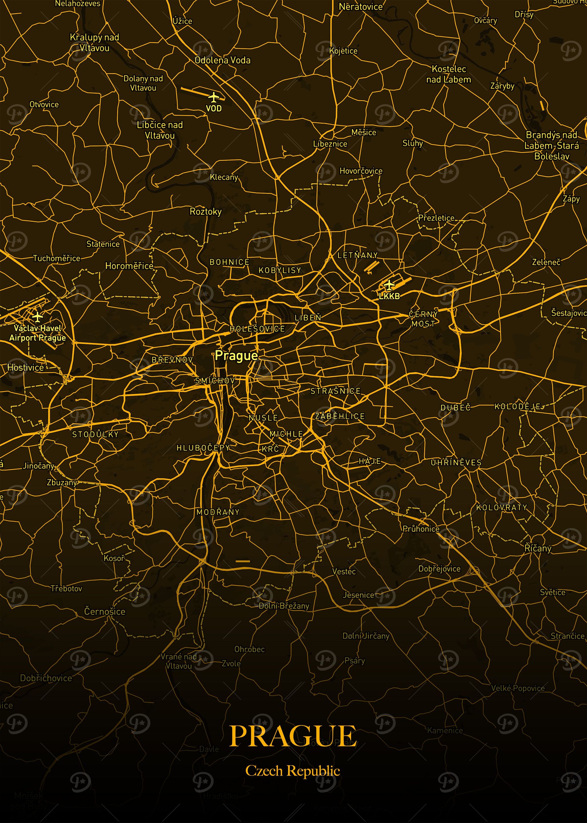 Prague Gold Maps