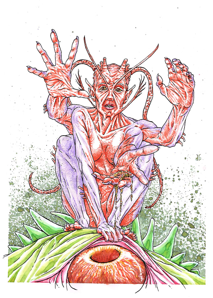 In your eye