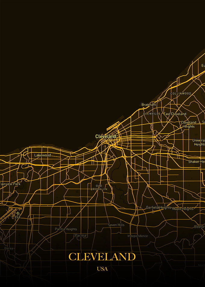 Cleveland Gold Maps