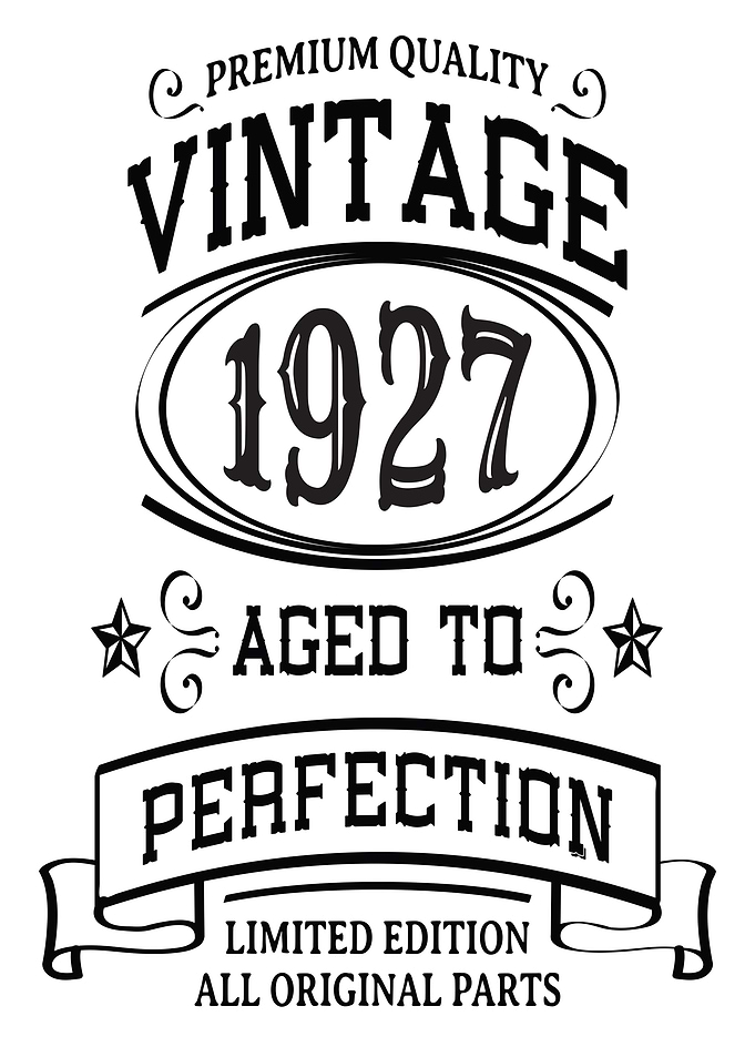 Vintage born in 1927