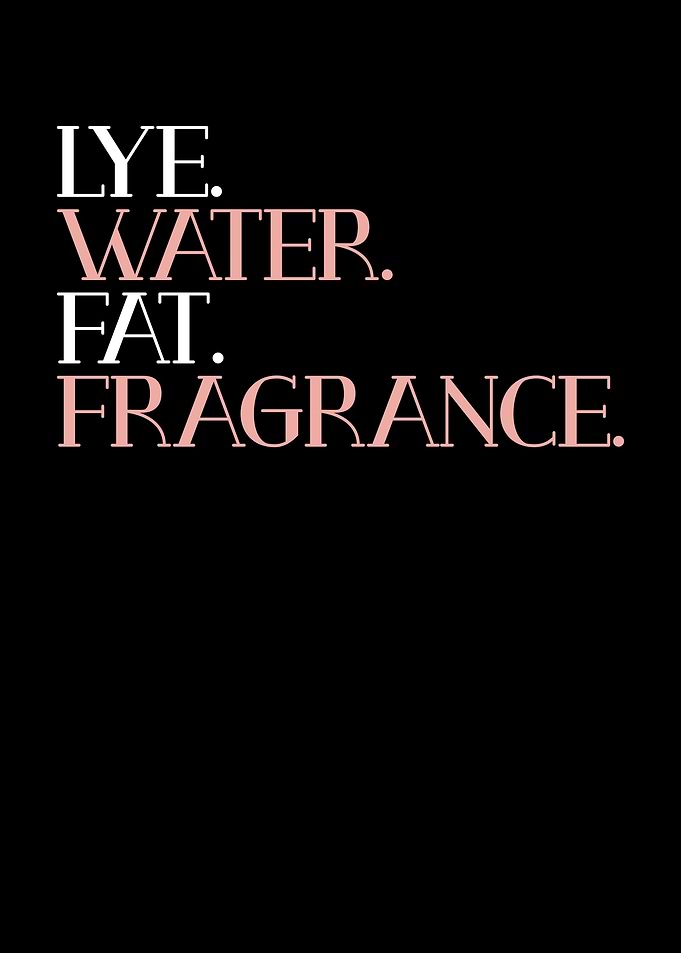 Lye water fat fragrance