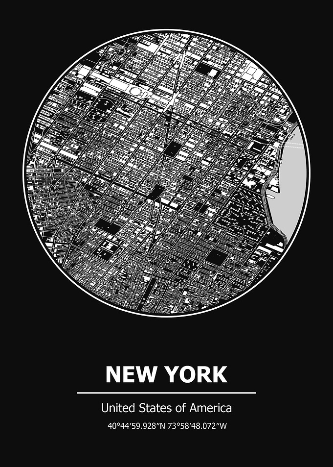 New York City Map USA