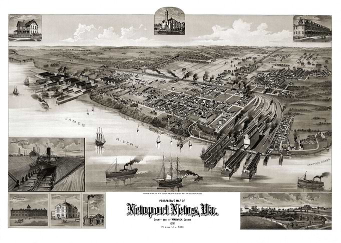 Map of Newport