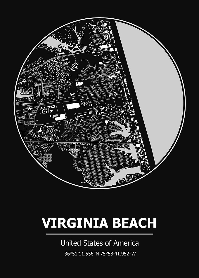 Virginia City Map USA