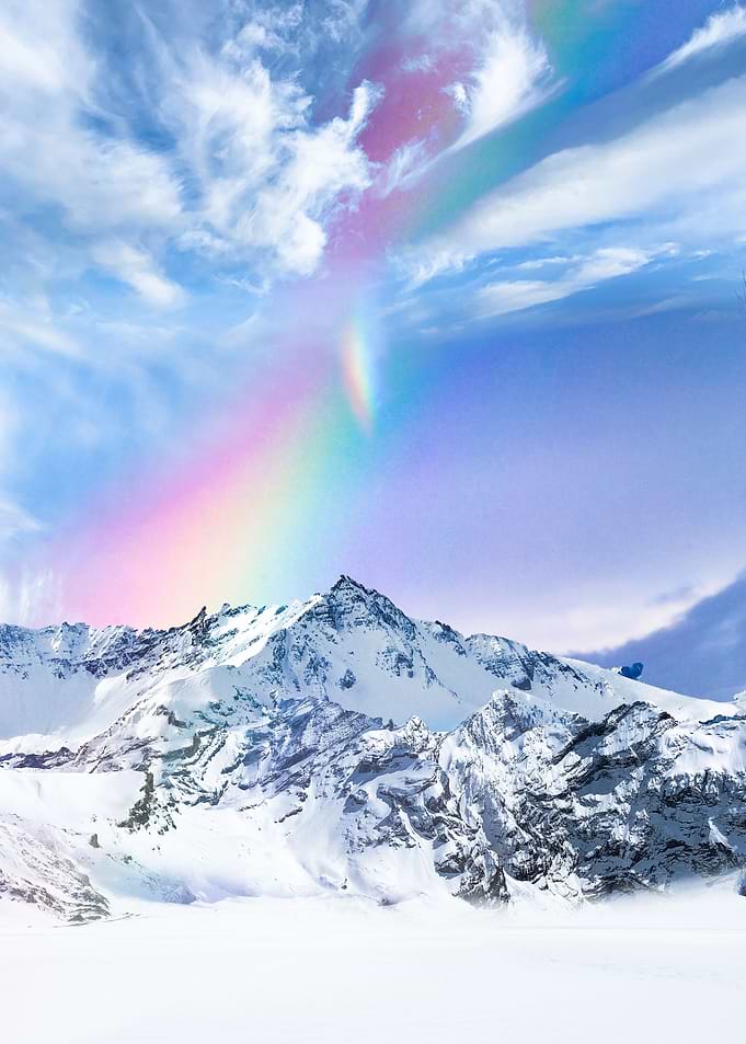 Snow Rainbow