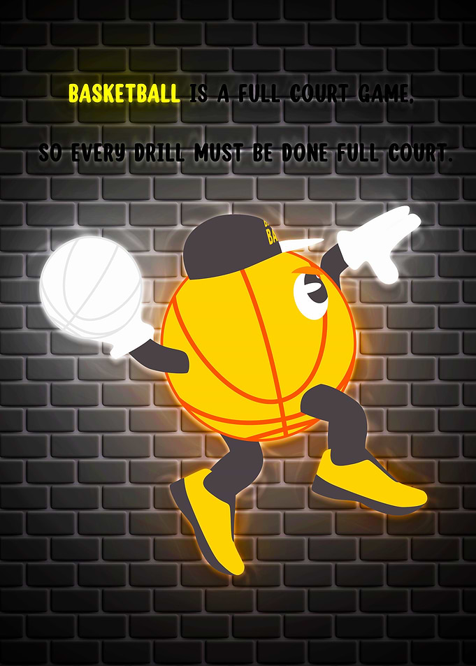 Basketball Quotes Neon
