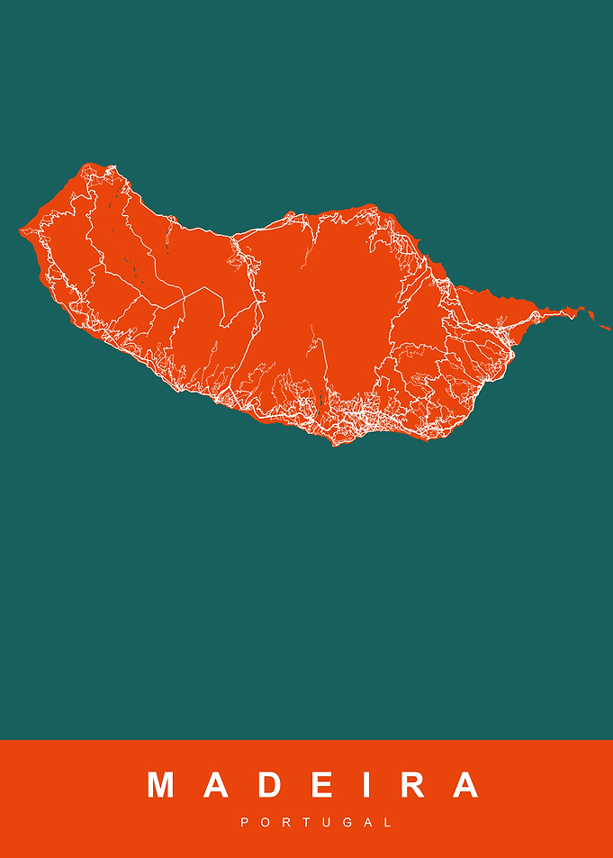 MADEIRA Map PORTUGAL