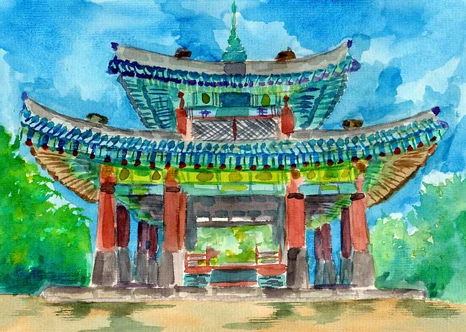 Korean Buddhist Shrin