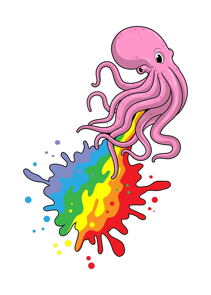 Octopus Rainbow