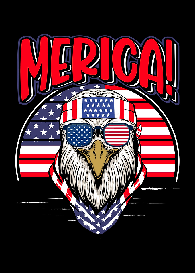 Patriotic Eagle American