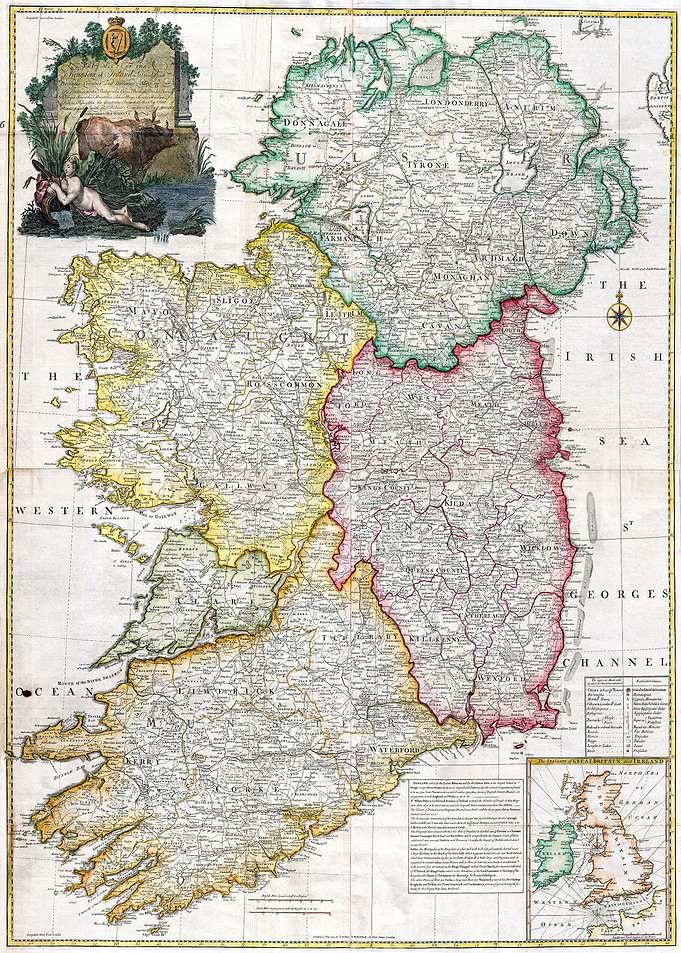 Map of Ireland 1794