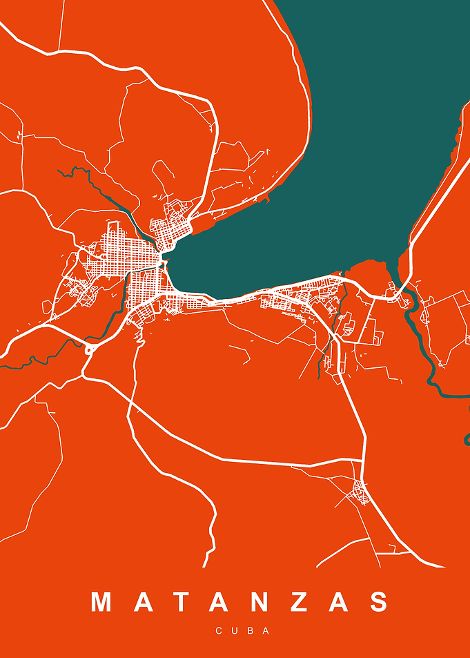 MATANZAS Map CUBA