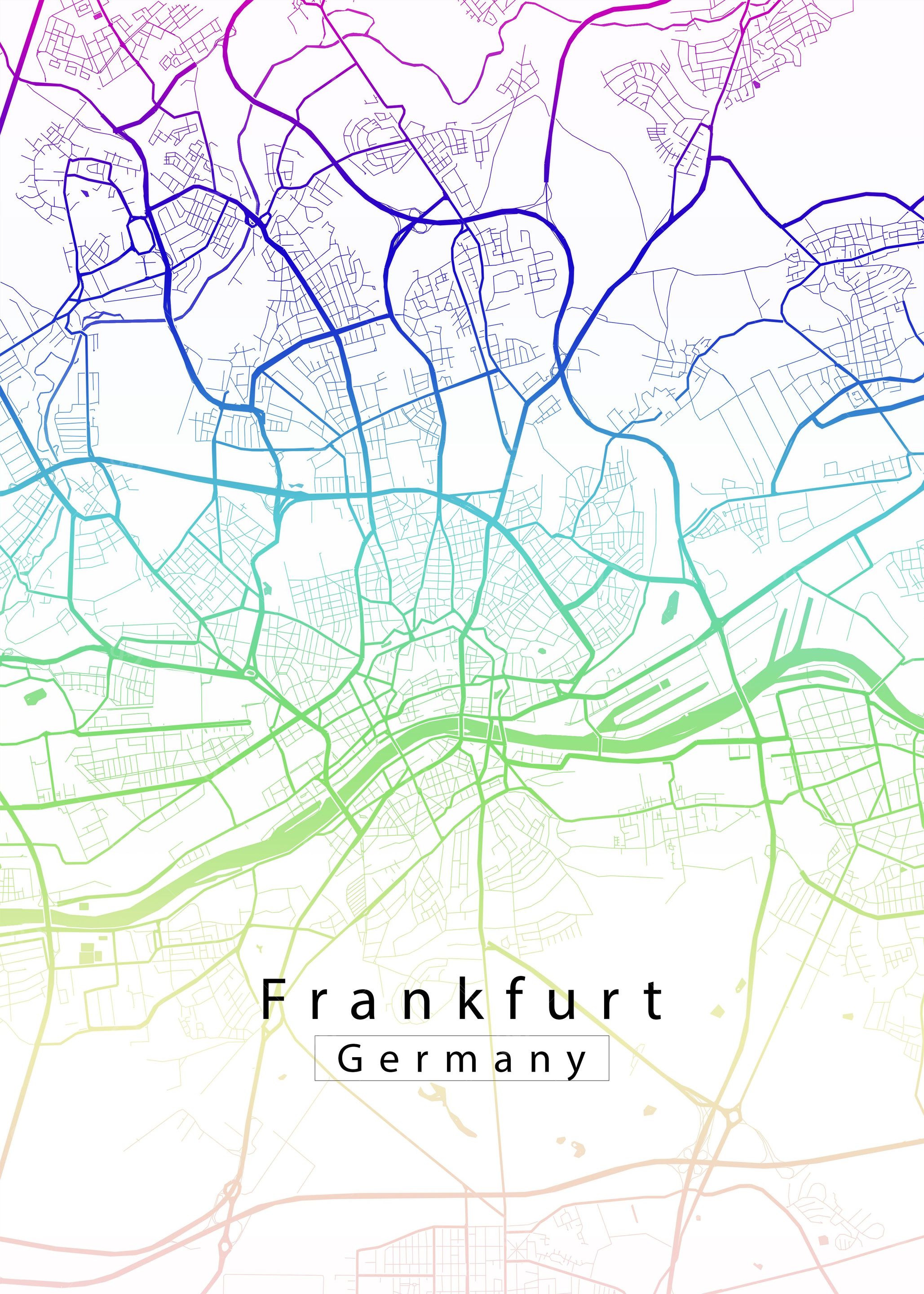 Frankfurt City Map