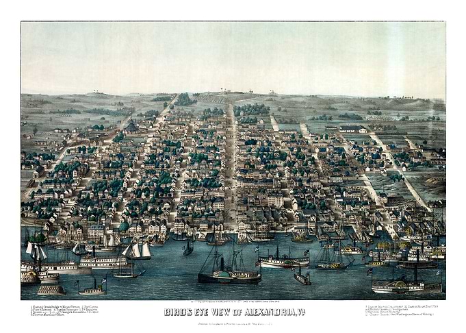 Map of Alexandria