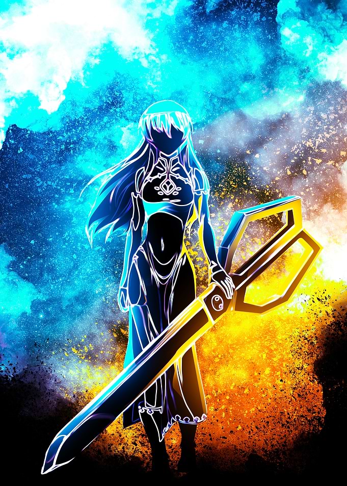 Dark soul of woman