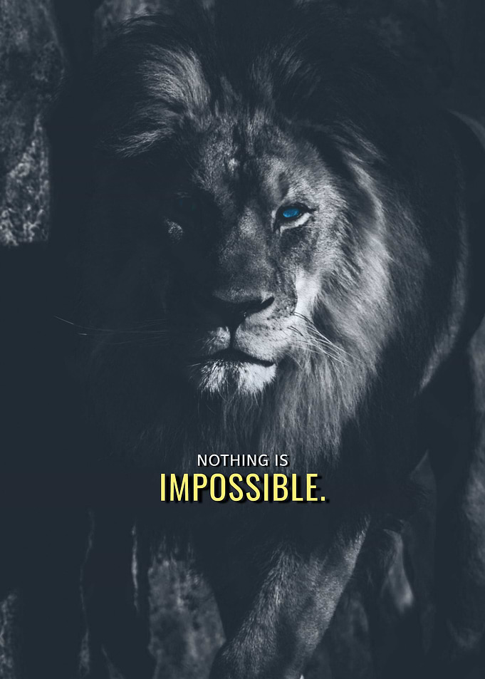 Lion Motivation Impossible