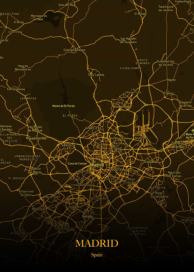 Madrid Gold Maps