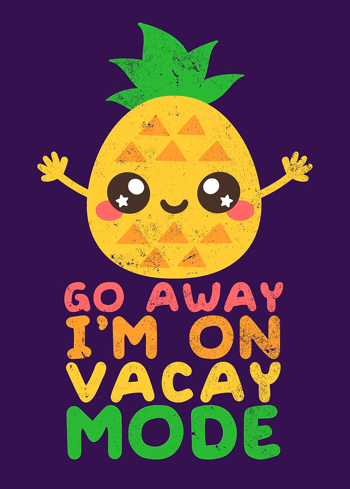 Pineapple vacay mode
