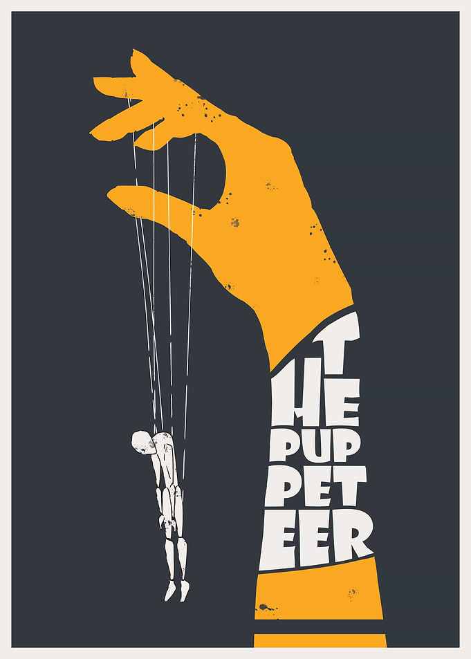 The Puppeteer Theater blue