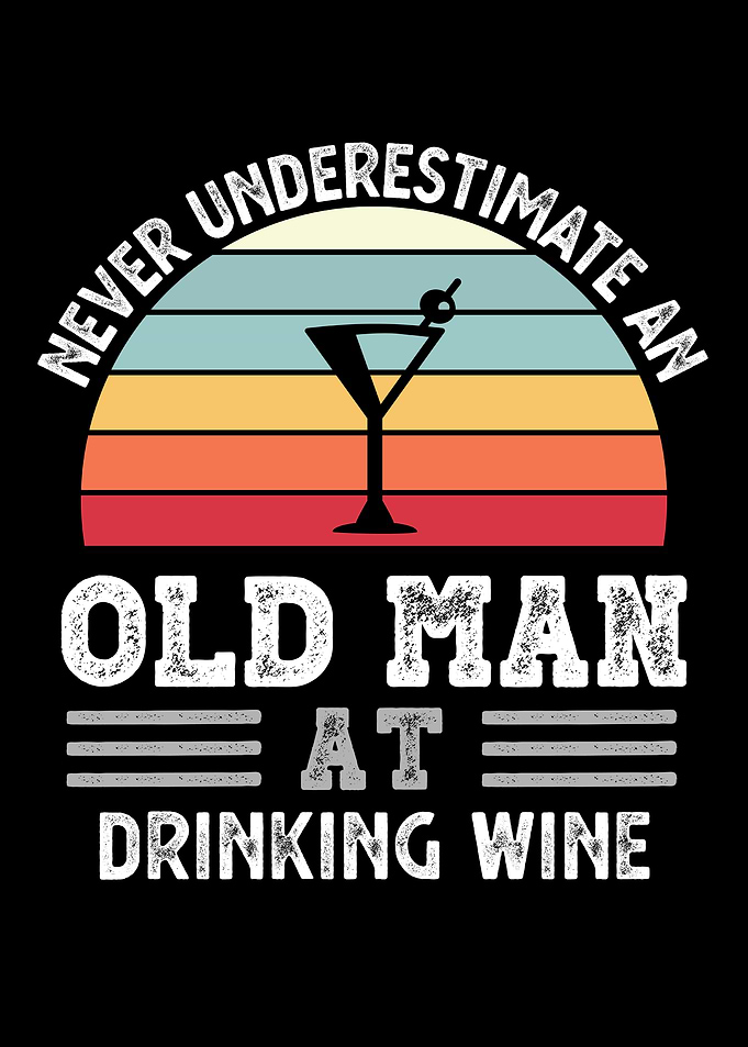 Old Man at Drinking Wine